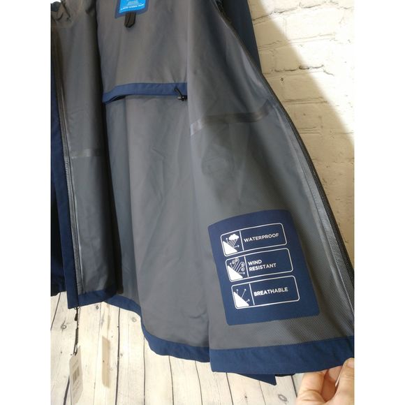 Haggar Navy Lightweight Jacket, XL - Picture 8 of 8